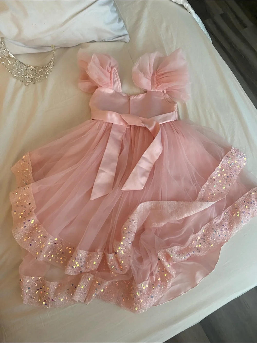 Toddler 3T/4T Glinda Wicked Wizard Oz Costume with Crown
